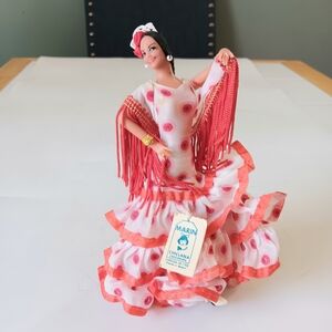 Vintage Marin Chiclana Spanish Dancing 7" Hispanic Doll Figure Spain 1960s